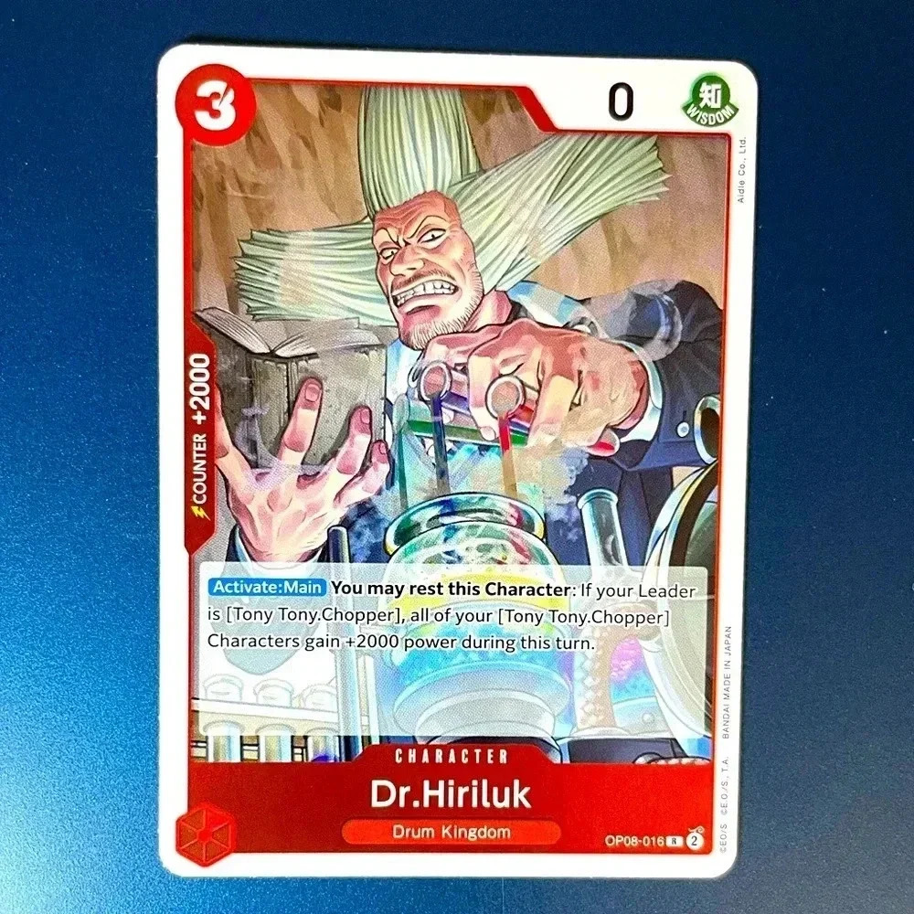 Dr. Hiriluk Rare Foil Holo Two Legends One Piece TCG